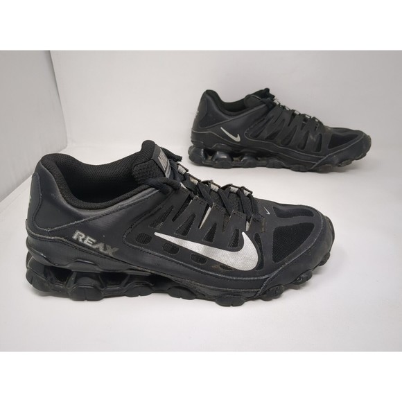Nike Reax 8 TR Mesh Black Gym Cross Training Shoes 621716-018 Men's Size 7.5‎ - Picture 1 of 10